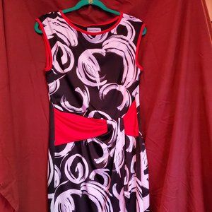 NWOT Black, White & Red Retro-Style Shelby & Palmer Dress